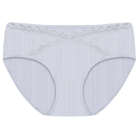 Maternity Low-Rise Cotton Underwear - Seamless U-Shaped Support Briefs for Pregnancy