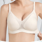 Ultra-Thin Wireless Nursing Bra - Seamless Maternity Breastfeeding Bra for Comfort