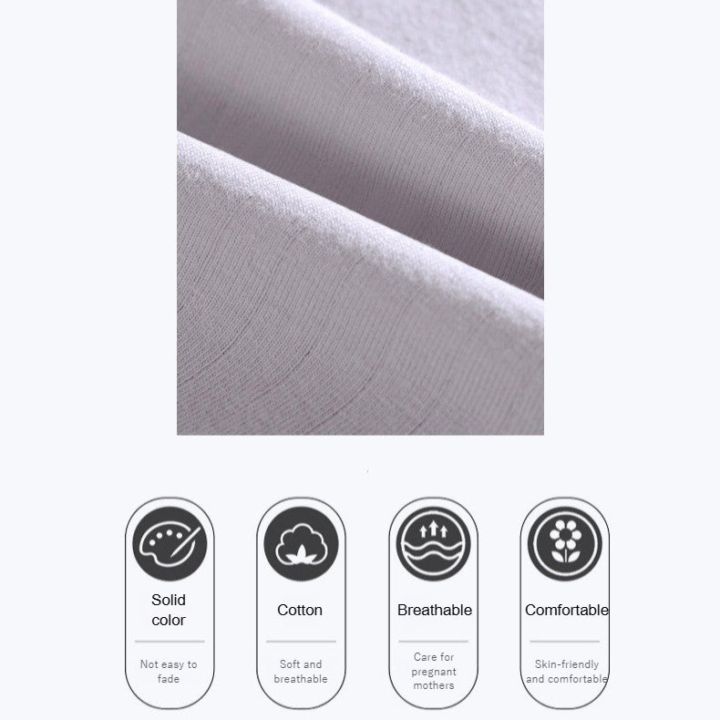Maternity Low-Rise Cotton Underwear - Seamless U-Shaped Support Briefs for Pregnancy