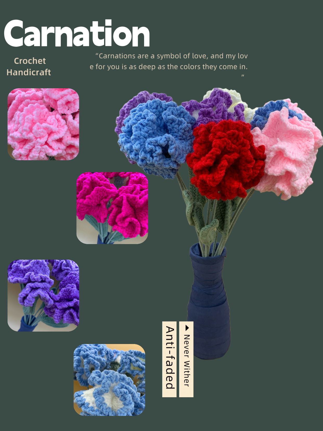 Crochet Carnation