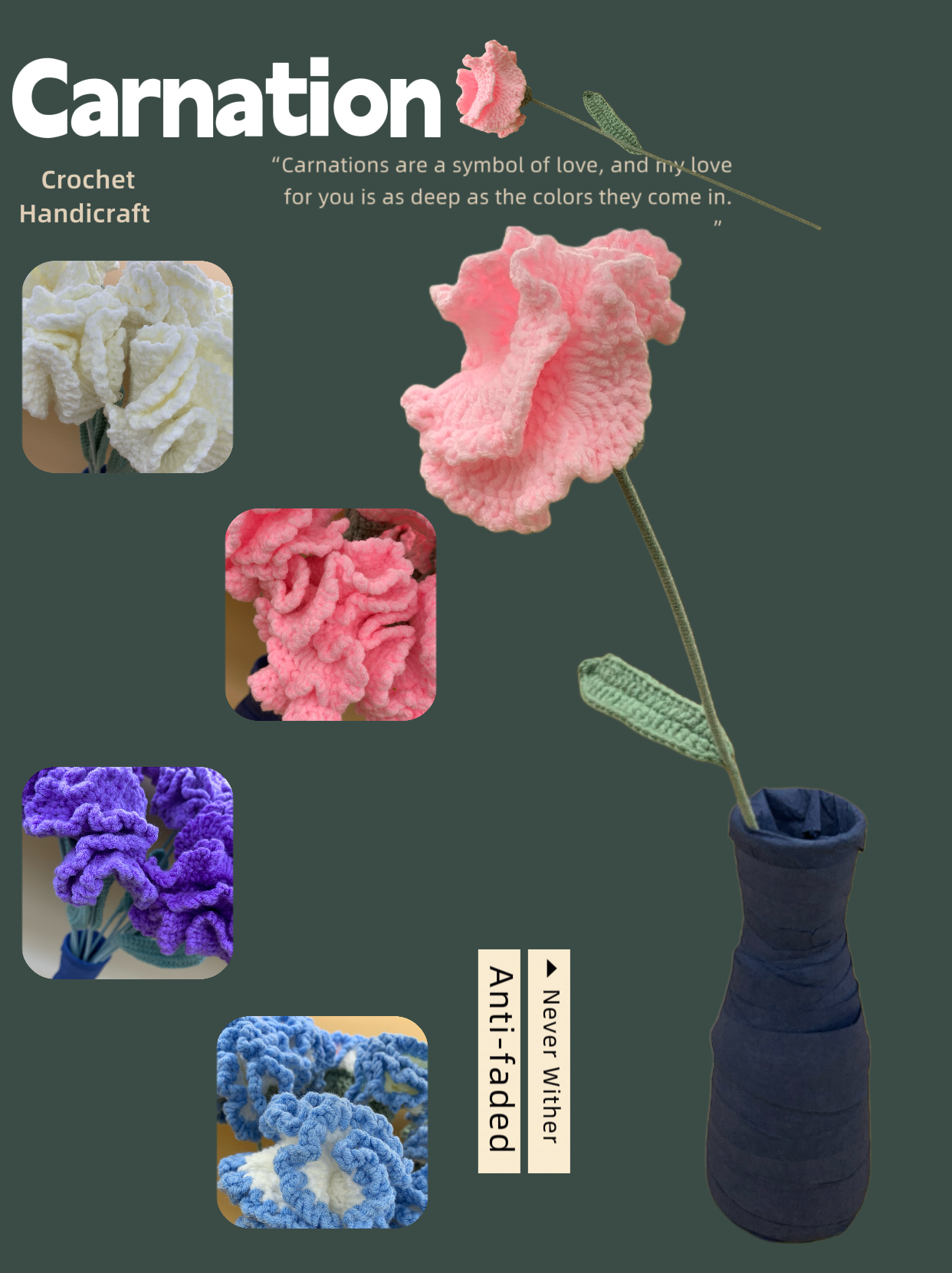 Crochet Carnation