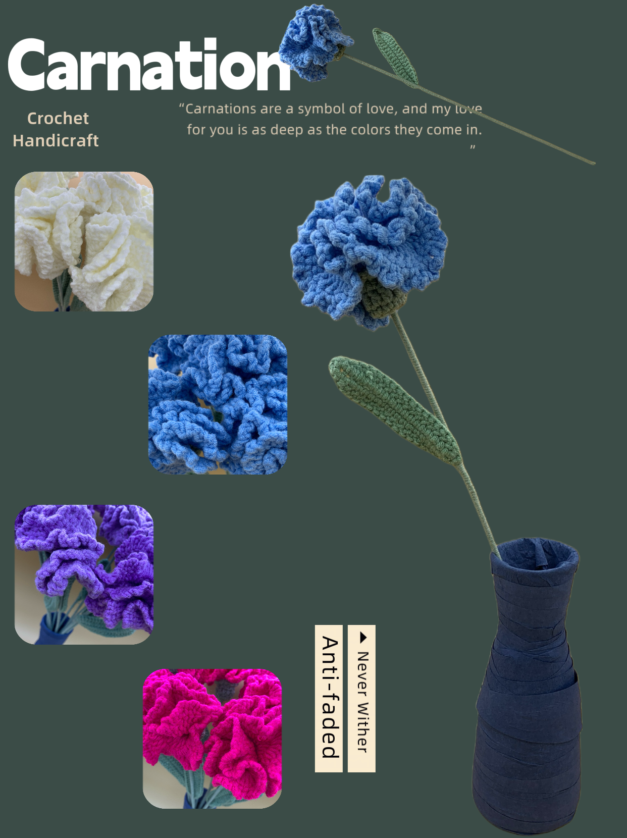 Crochet Carnation