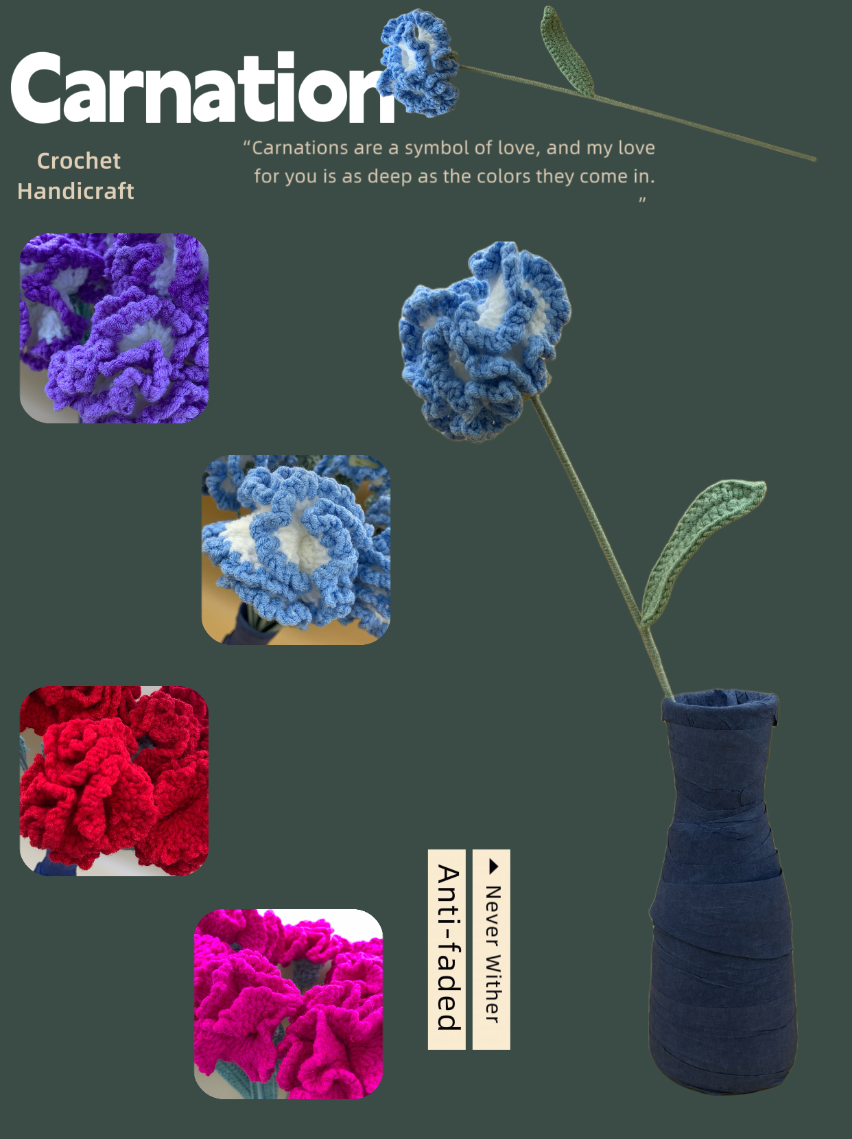 Crochet Carnation