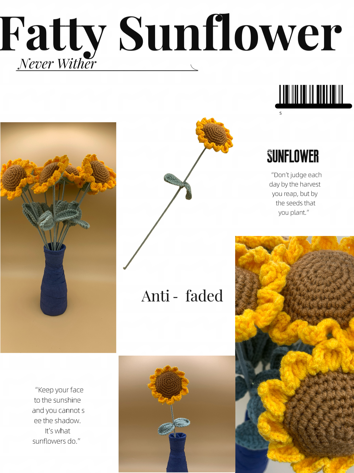 Crochet Sunflower