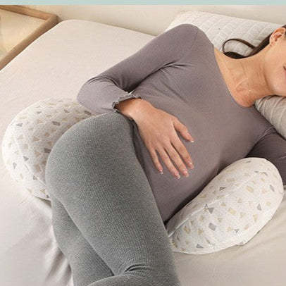 Multi-functional pregnancy support cushion for belly, back, and leg alignment