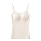 Nursing Camisole Bra - Thermal Velvet Breastfeeding Tank Top with Built-in Support