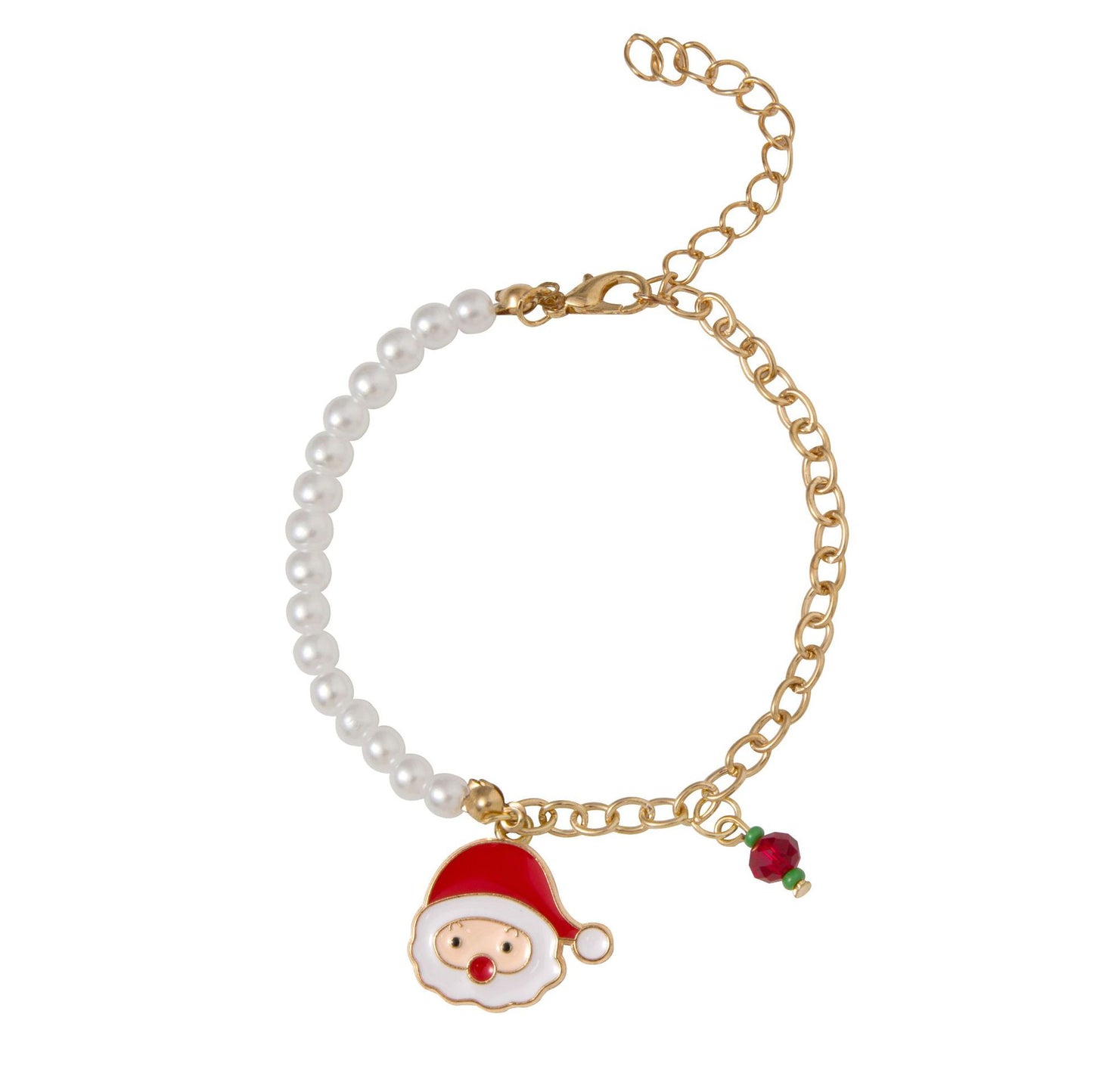 Christmas Alloy Jewelry Christmas Tree Santa Snowman Elk Bells Snowflake Christmas Bracelet