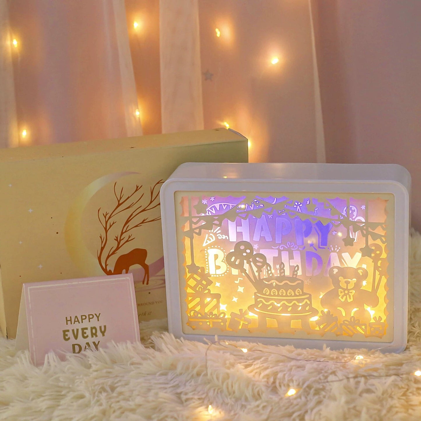 Practical and high-value birthday gifts, night lights for girls' girlfriends, high-end sense for junior high school classmates, first love girls