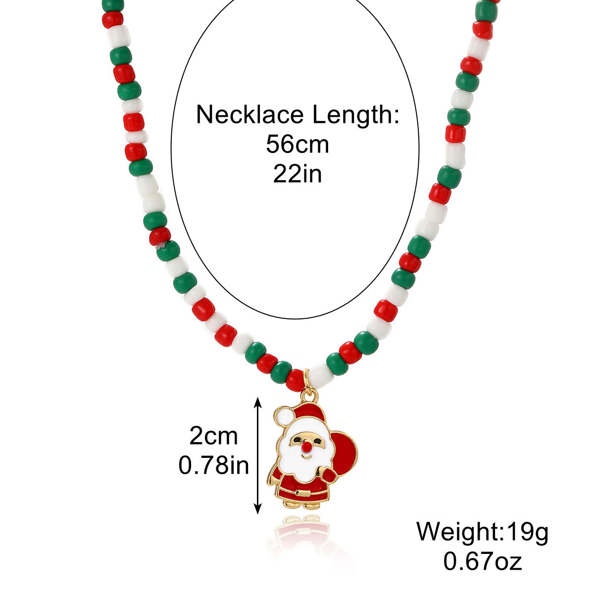 Christmas Day Necklace Multi-layer Christmas Necklace Christmas Necklace