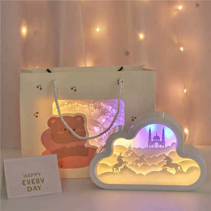 Practical and high-value birthday gifts, night lights for girls' girlfriends, high-end sense for junior high school classmates, first love girls