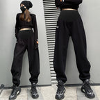 Maternity alphabet print sports pants