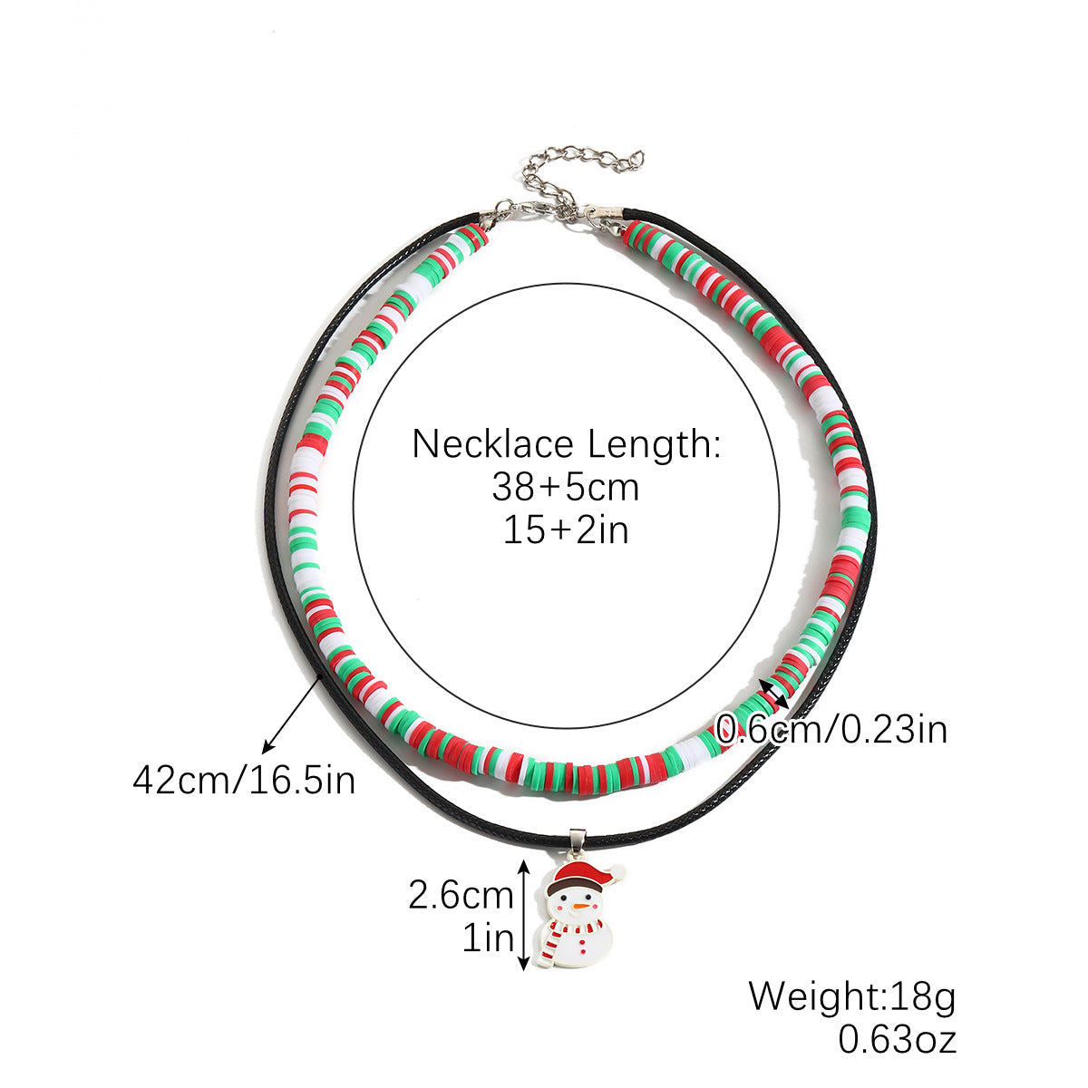 Christmas Day Necklace Multi-layer Christmas Necklace Christmas Necklace