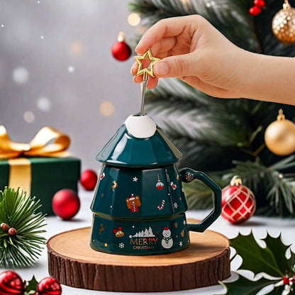 Christmas Gifts Children's Creative Tree Cup Gift Box for Boys and Girls Autumn and Winter Christmas Eve Practical