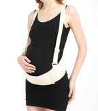 Maternity Belly Support Belt - Breathable Prenatal Abdominal Support Band with Shoulder Straps
