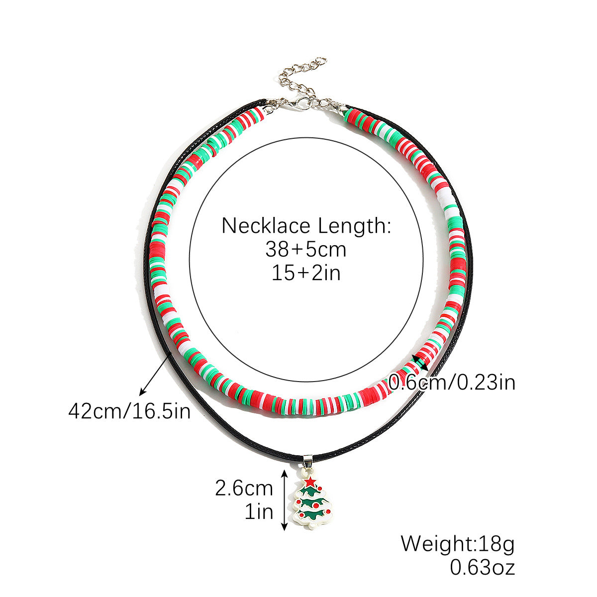 Christmas Day Necklace Multi-layer Christmas Necklace Christmas Necklace