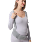 Maternity Belly Support Belt - Breathable Prenatal Abdominal Support Band with Shoulder Straps