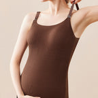 Nursing Camisole Bra - Thermal Velvet Breastfeeding Tank Top with Built-in Support