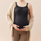Nursing Camisole Bra - Thermal Velvet Breastfeeding Tank Top with Built-in Support