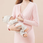 easy  breastfeeding nursing wear free take off pajamas adjustable waistband