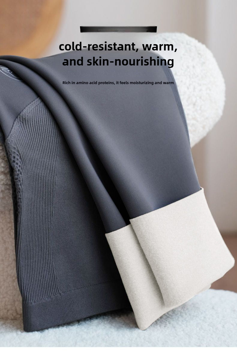 Maternity leggings shark pants spring, autumn and winter new velvet thickened outer wear large size high elastic belly support pants autumn wear