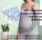 Maternity Belly Support Belt - Breathable Prenatal Abdominal Support Band with Shoulder Straps
