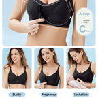 Easy nursing access: Discreet design for hassle-free breastfeeding. Lift & shape technology: Helps prevent sagging and supports breast tissue