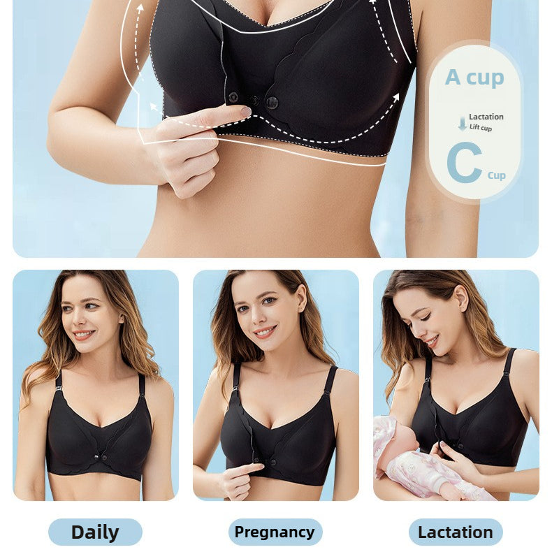 Easy nursing access: Discreet design for hassle-free breastfeeding. Lift & shape technology: Helps prevent sagging and supports breast tissue