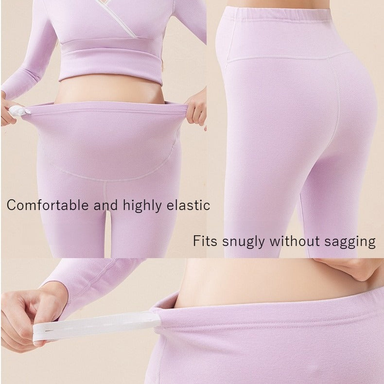 pants with adjustable waistband warm pajamas free take off nursing 
