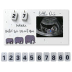 wooden ultrasound earlypregnancy photo frame gift