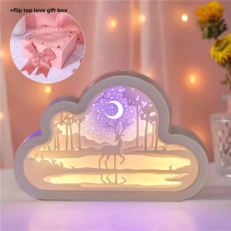 Practical and high-value birthday gifts, night lights for girls' girlfriends, high-end sense for junior high school classmates, first love girls